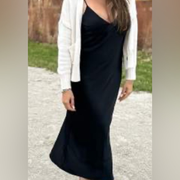 🌺HP🌺NWT a new day  Black  Slip Dress - Picture 1 of 5
